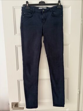 ZARA Trafaluc Navy Blue Denim Jeans